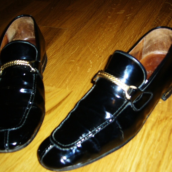 2Die4! Gucci 1960\'s Patent Leather Loafers 42.5 main image 8